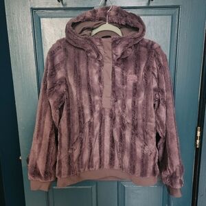 North Face Furry Hooded Pullover
